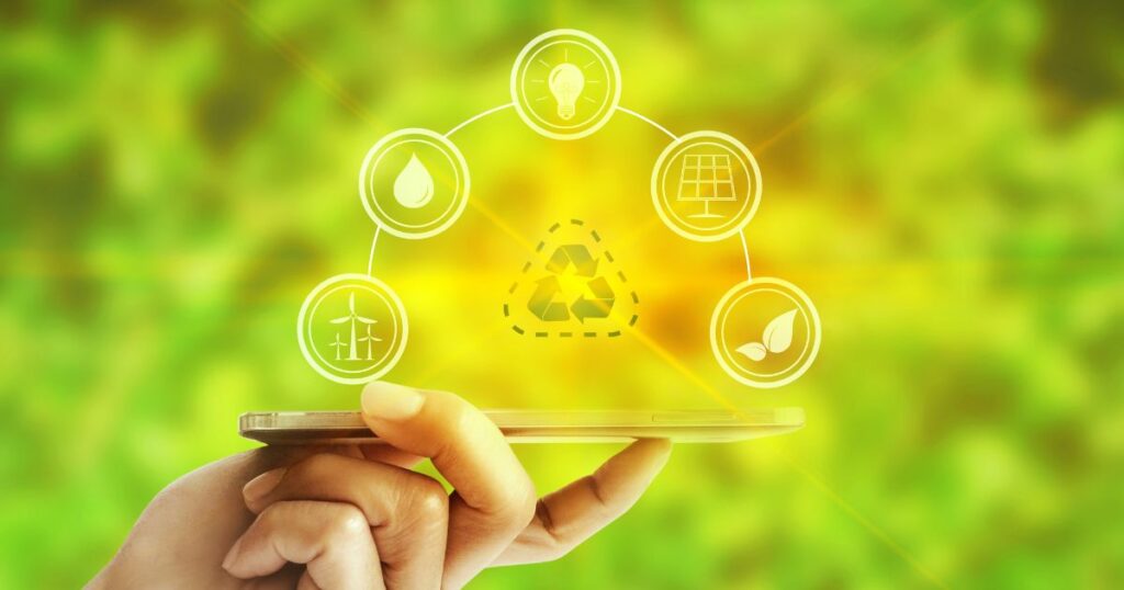 Geoprocessamento como ferramenta para planejamento e Gestão Ambiental. Reprodução: canva