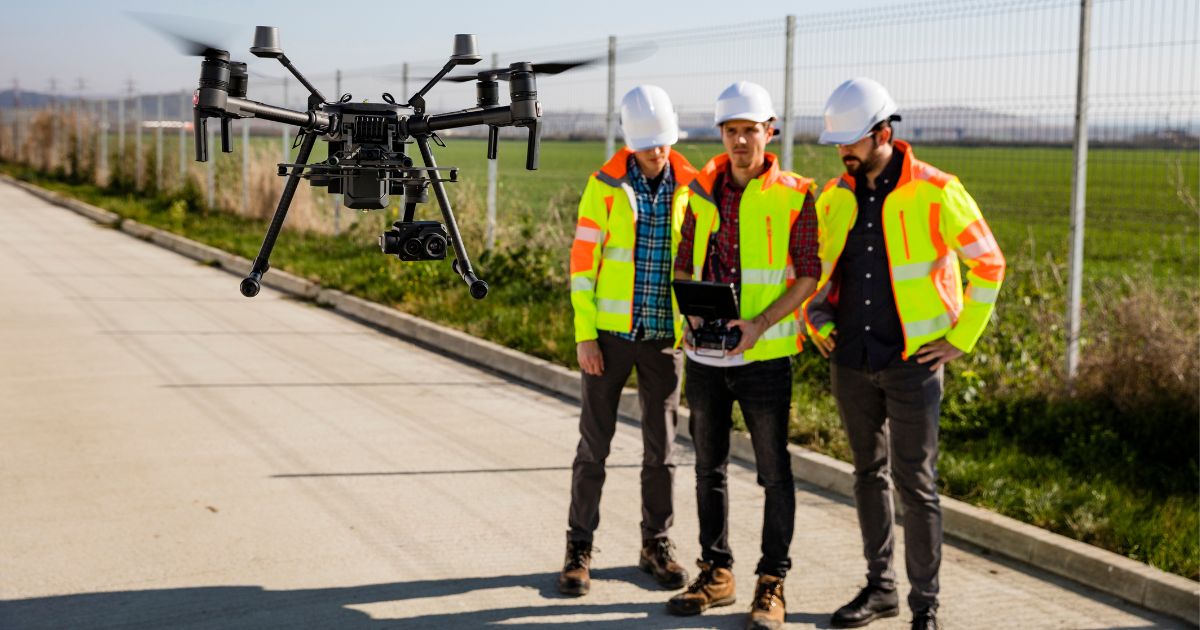 Monitoramento Ambiental com Drones. Como é feito? Reprodução: canva Monitoramento Ambiental com Drones. Como é feito? Reprodução: canva