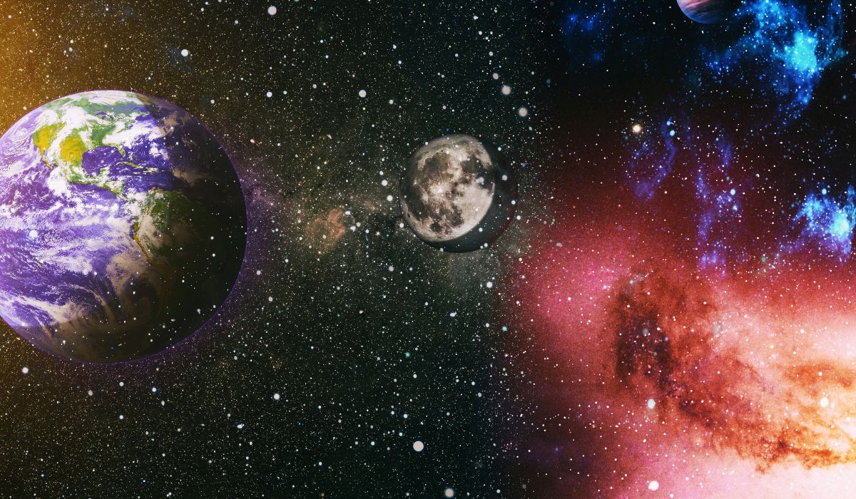Visualizando Mundos Vastos e Distantes com o Telescópio Hubble. Reprodução: canva Visualizando Mundos Vastos e Distantes com o Telescópio Hubble. Reprodução: canva
