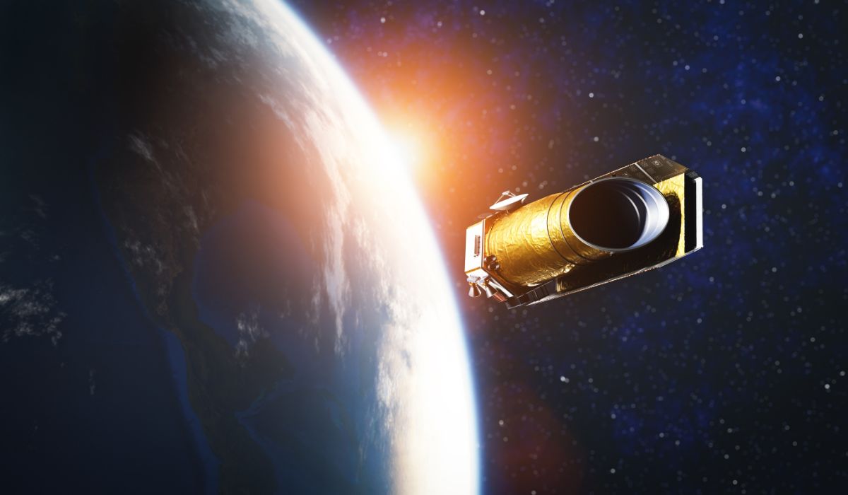 Visualizando Mundos Vastos e Distantes com o Telescópio Hubble. Reprodução: canva