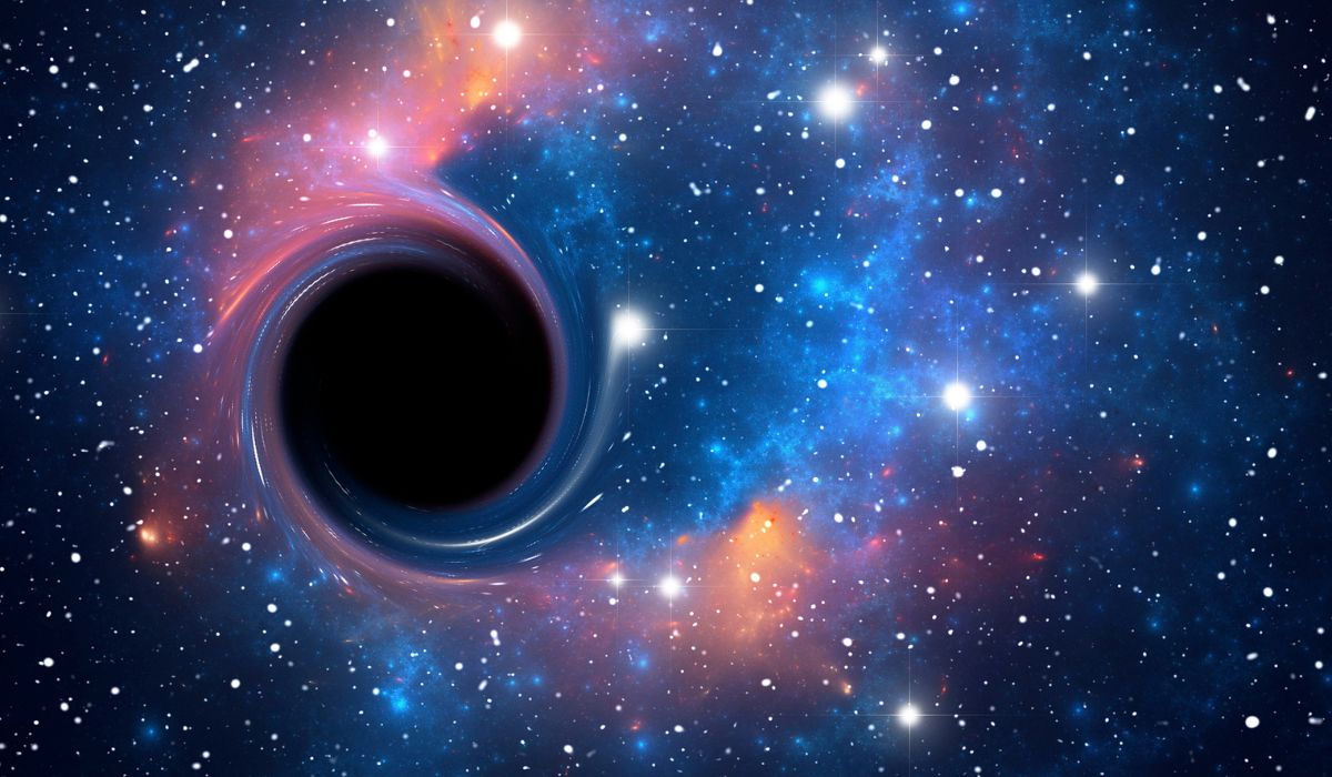 Descoberta impressionante: 4 buracos negros supermassivos em rota de colisão. Imagem: canva Descoberta impressionante: 4 buracos negros supermassivos em rota de colisão. Imagem: canva